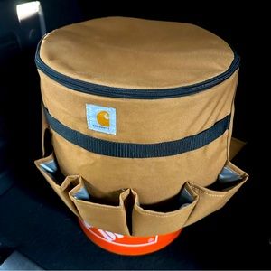 Carhartt 5 Gallon Bucket Cooler - Brown With Rain Defender